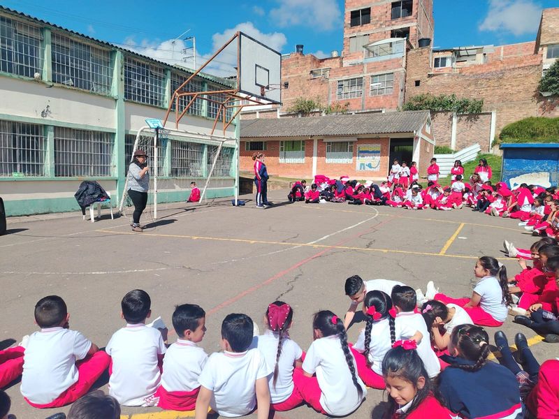 Maratón de lectura en un colegio